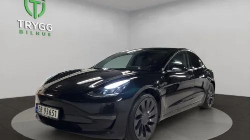 TESLA Model 3 Long Range AWD / Krok / Nye Dekk / Premium / Garanti
