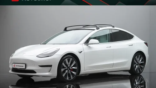 TESLA Model 3 PERFORMANCE / BLACK & WHITE / TAKSTATIV / PREMIUM CON++
