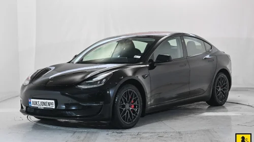 TESLA Model 3 PERFORMANCE 20'' PANORAMA PREMIUM LYD & INTERIØR