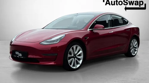 TESLA Model 3 Long Range AWD/560km/SortSkinn/Pano/Velhold/Garanti/S+V