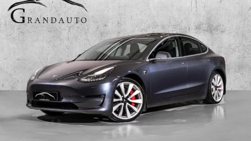 TESLA Model 3 PERFORMANCE AWD AUTOPILOT PREMIUM SKINN - HELT NY EU!
