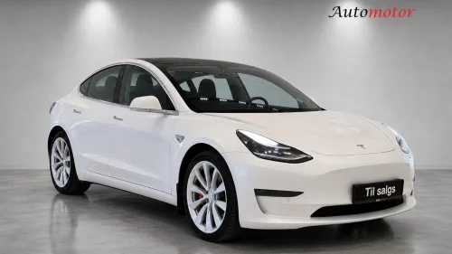 TESLA Model 3 Long Range 4X4/Performance 489HK/ACC/DAB/Pano/1 Eier