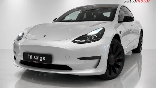 TESLA Model 3 Performance/513HK/567KM/Premium/AP/Facelift/Varmepumpe