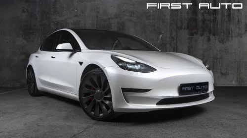 TESLA Model 3 PERORMANCE AWD AP PREMIUM 1 EIER NY EU KR 3.600,-/MND