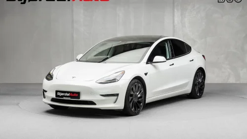 TESLA Model 3 Performance 567KM/AUTOPILOT/MCU2/NORSK/LED/S+V/1-EIERS