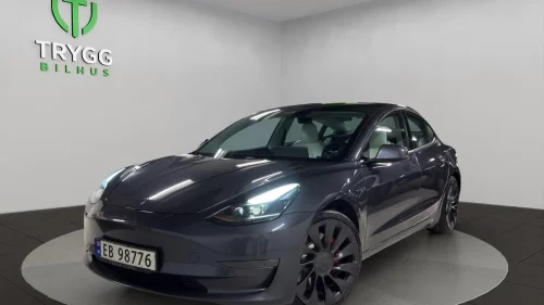TESLA Model 3 Performance LR / Ny-EU / Nye Dekk / Premium / Garanti