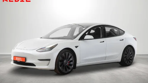 TESLA Model 3 567km/Performance/AWD/Skinn/Pano/R.kamera/Navi/DAB/