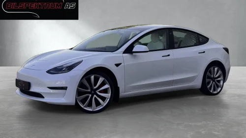 TESLA Model 3 Performance AWD // TrackMode, Skinn, Premium, V.Pumpe,+