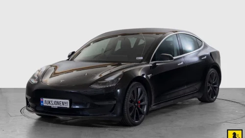 TESLA Model 3 PERFORMANCE AWD PREMIUM LYD & INTERIØR PANORAMA