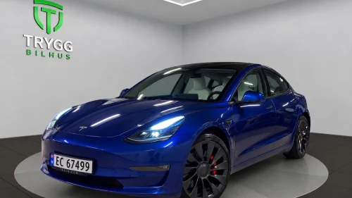 TESLA Model 3 Performance LR AWD/Garantiutløpstest/Rattvarme /Garanti