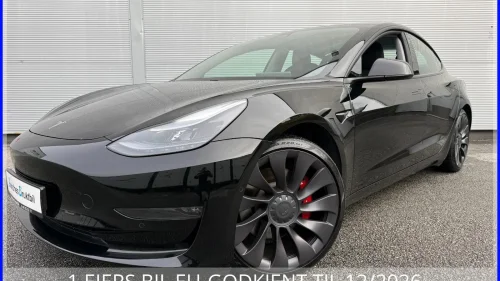 TESLA Model 3 PERFORMANCE 513HK AWD 513 HK,SKINN,PANO,ACC,TLF,NAVI
