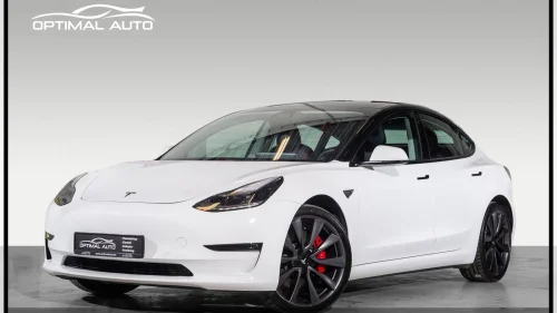TESLA Model 3 Performance 483HK 530 KM/Skinn/Pano/Foliert/++