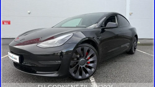 TESLA Model 3 PERFORMANCE 513HK AWD 513 HK,SKINN,PANO,ACC,TLF,NAVI