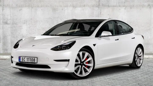 TESLA Model 3 Performance Topputstyrt, Enhanced Auto Pilot, Facelift