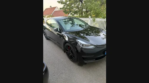 TESLA Model 3 Performance AWD, strøken bil