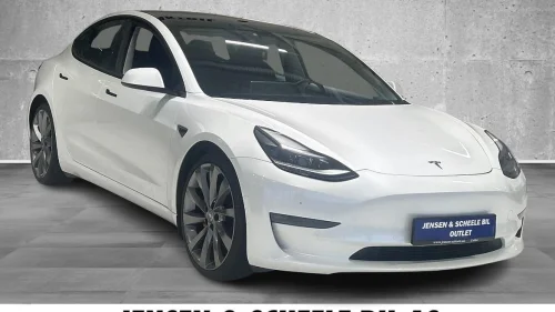 TESLA Model 3 Performance AWD. L R, Varmepumpe, Glasstak, DAB,