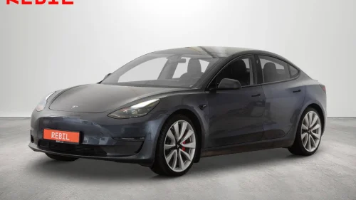 TESLA Model 3 Performance (567km) Skinn/Pano/MCU2/AP/Premium lyd/AWD