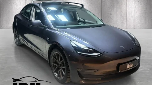 TESLA Model 3 Long range 580 km, Krok, Sort Skinn, kamera+