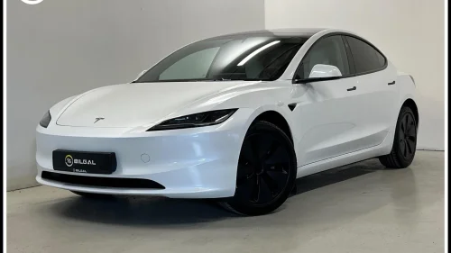 TESLA Model 3 LongRange 320HK SortOptikk UltraWhite-Skinn 702KM!