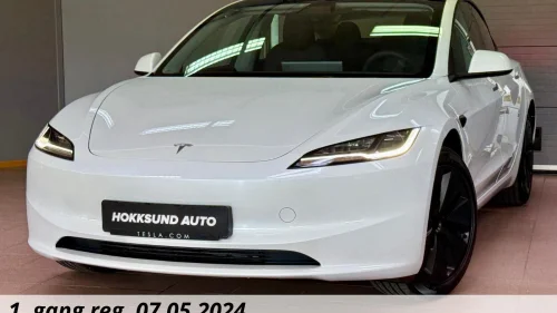 TESLA Model 3 AWD LR Highland 629KM Norsk/Hengerfeste/V.Pumpe/Kjøling