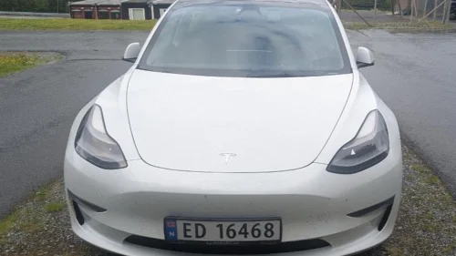 TESLA Model 3 Long Range AWD Navigasjon Skinninteriør Elektriske set