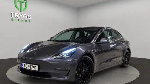 TESLA Model 3 Long Range AWD / Rattvarme / Garantiutløpstest / Krok