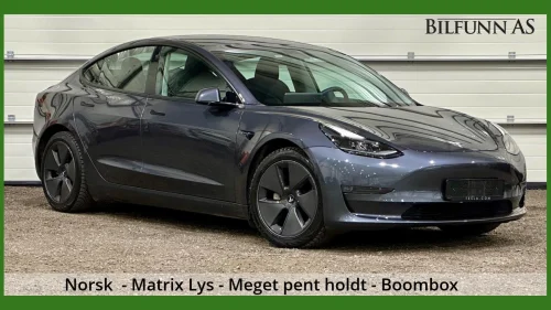 TESLA Model 3 LR 4x4 , Norsk, Garanti, Sept 2021, Varme ratt, 614 km