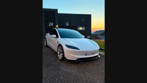 TESLA Model 3 LR AWD, Eibach, Solfilm, Performance hjul!