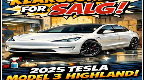 TESLA Model 3 LongRange 498HK 4x4 SortOptikk Highland HiFi PREMIUM