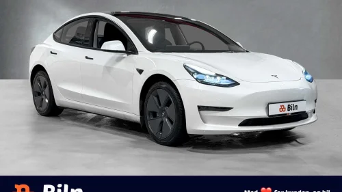 TESLA Model 3 Long Range AWD 614km /Krok/Skinn/Varmepumpe/HIFI/EU27