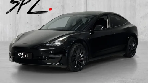 TESLA Model 3 Performance | AWD | Skinn | Pano | V pumpe | Norsk