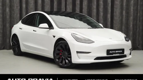 TESLA Model 3 PERFORMANCE/DUAL MOTOR/547KM/RATTVARME/AMD/VARMEPUMPE++