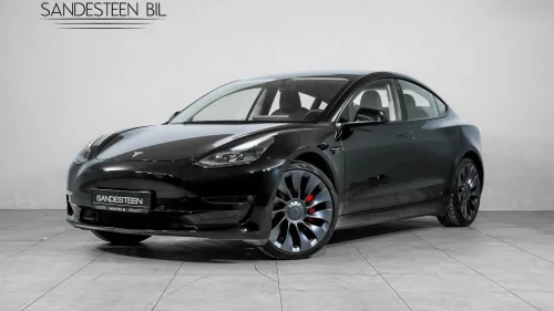 TESLA Model 3 PERFORMANCE/SKINN/AUTOPILOT/PANORAMA TAK/VINTERPAKKE