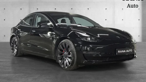 TESLA Model 3 Performace, Autopilot, Premium, Lav km, Ny EU, 1 Eier