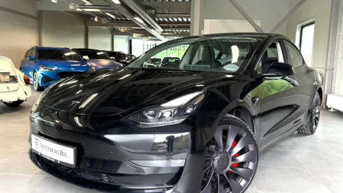 TESLA Model 3 Performance-Skinn-Premiumlyd-Autopilot-Pano-R.Kamera.