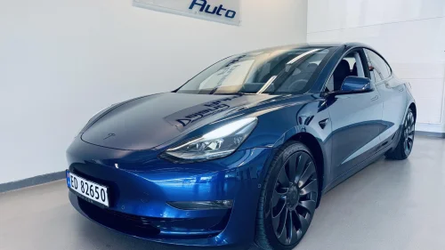 TESLA Model 3 PERFORMANCE 559 KM WLTP/PREMIUM/V PUMPE/VINTERPAKKE