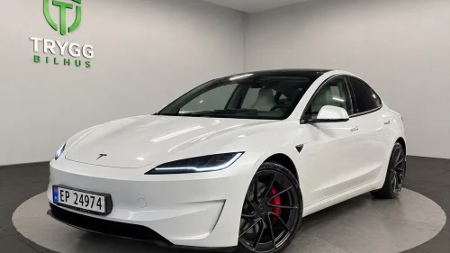 TESLA Model 3 Performance LR AWD / Coating / 1-Eier / Lav-Km /Premium