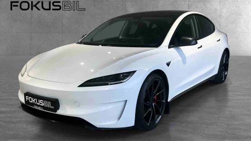 TESLA Model 3 PERFORMANCE AWD / PREMIUM / PANORAMA / VARMEPUMPE