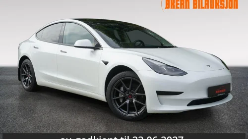 TESLA Model 3 325 Hk-2xklima-ACC-Pano-360-Autopilot-EU-Til 23.06.27