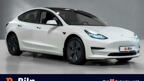 TESLA Model 3 SR 448km WLTP / ACC/Skinn/Pano/R.kam/LED/Varmepumpe