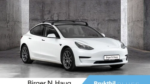 TESLA Model 3 Standard Range Plus RWD TAKSTATIV/H.FESTE/PANO/SKINN+++