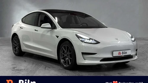 TESLA Model 3 SR 490km WLTP /Krok/Skinn/Autopilot/Varmepumpe/Pano/LED
