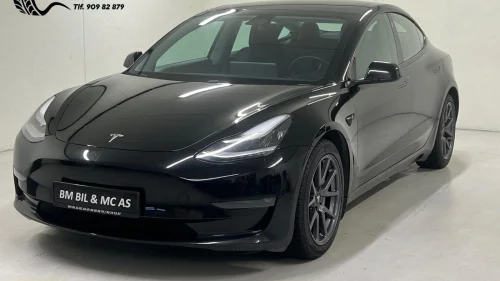 TESLA Model 3 220 KW-Premium-491WLTP-Sort Skinn-Panorama-Krok