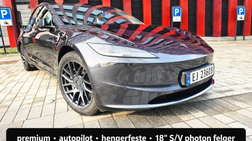 TESLA Model 3 Hengerfeste/blinklys spake/premium/autopilot