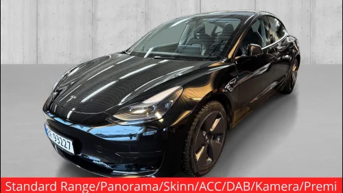 TESLA Model 3 Standard Range/Panorama/Skinn/ACC/DAB/Kamera/Premium