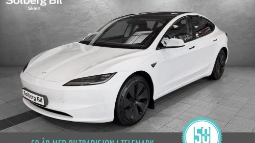 TESLA Model 3 Standard RWD HENGERFESTE/NORSK BIL