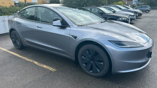 TESLA Model 3 RWD 283hk, QuickSilver, Vintermatter