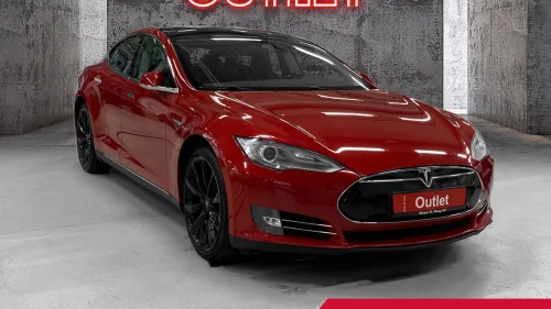 TESLA MOTORS MODEL S 85 /OUTLET/GRATIS LADING/CCS/BYTTET HOVED BATTERI/