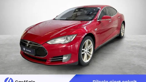 TESLA MOTORS MODEL S 85D/ Skinn/ El seter/ Nødlader/