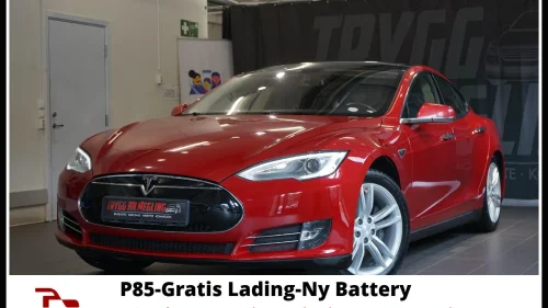 TESLA MOTORS MODEL S P85 Performance Utgave-Free Super Charging-New Battery+